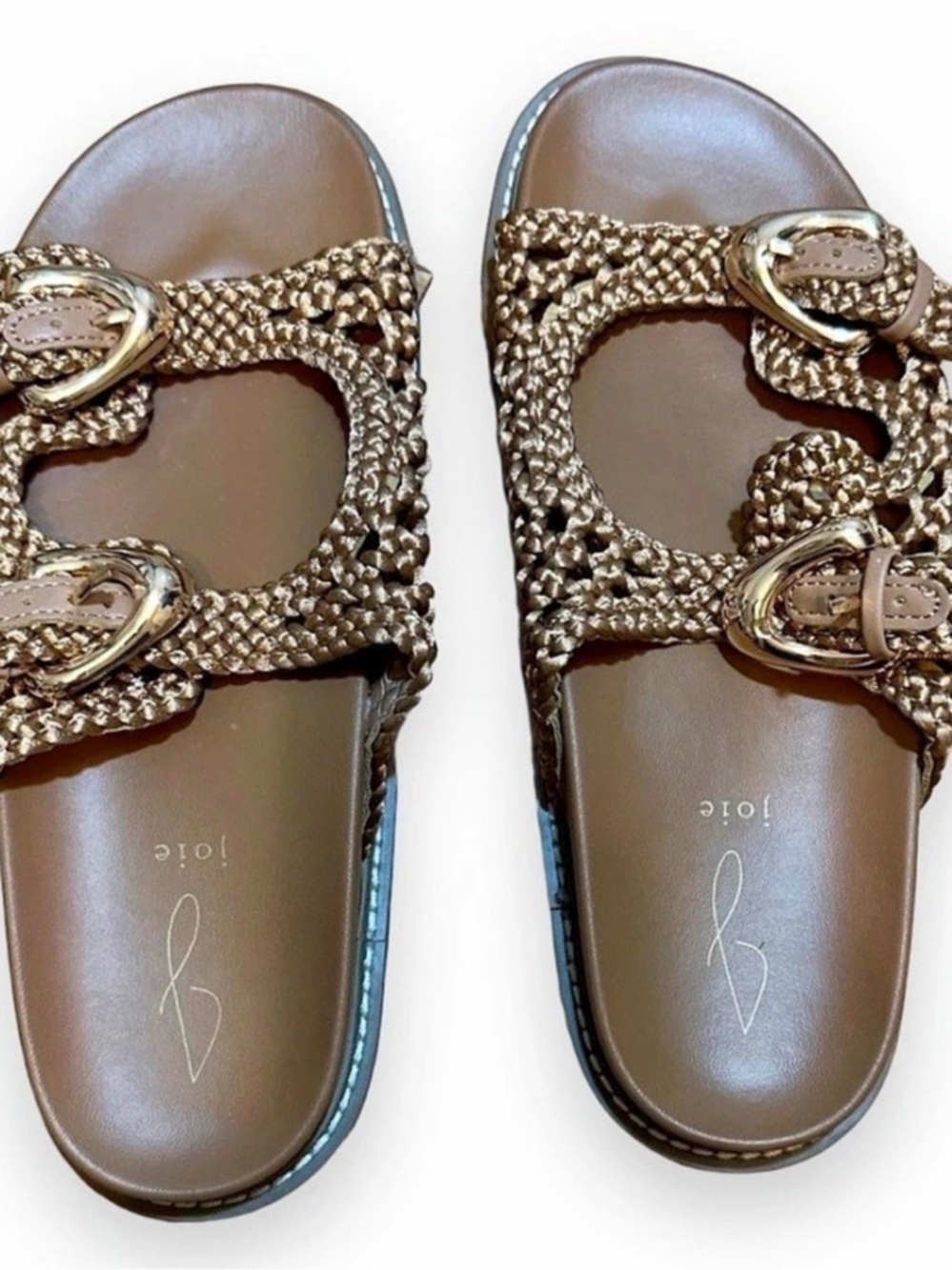 Joie brown & tan sandals size 10
